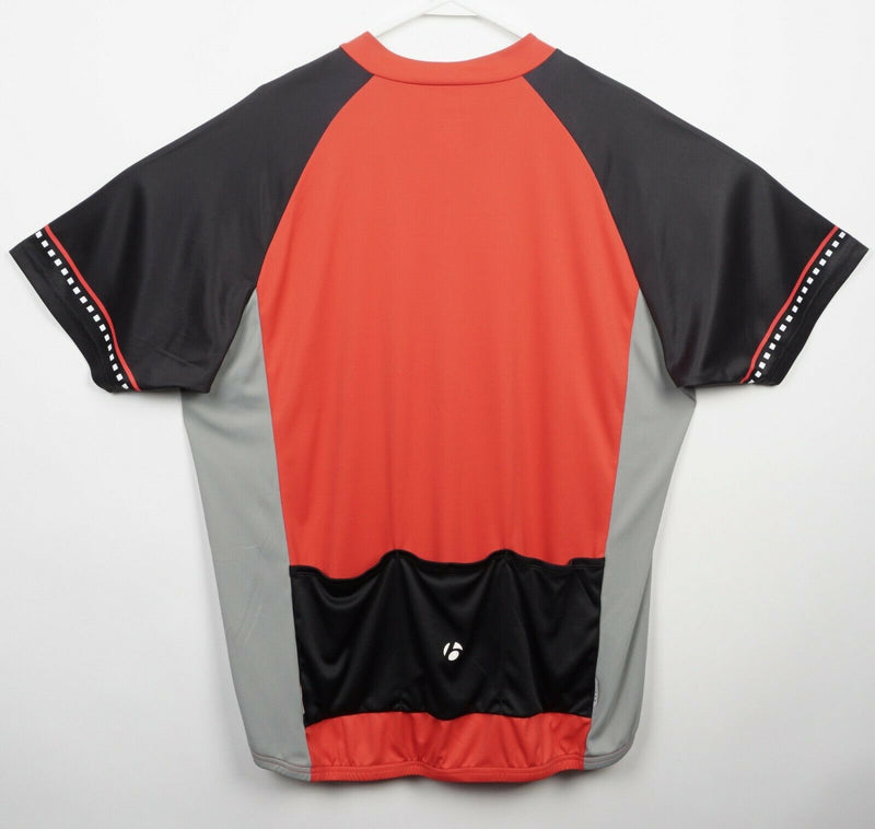 Bontrager Men's XL Solstice Jersey Red/Orange Black Half-Zip Cycling Jersey