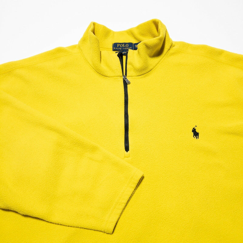 Polo Ralph Lauren Performance Men's 3XB (3XL Big) Yellow Fleece 1/4 Zip Jacket