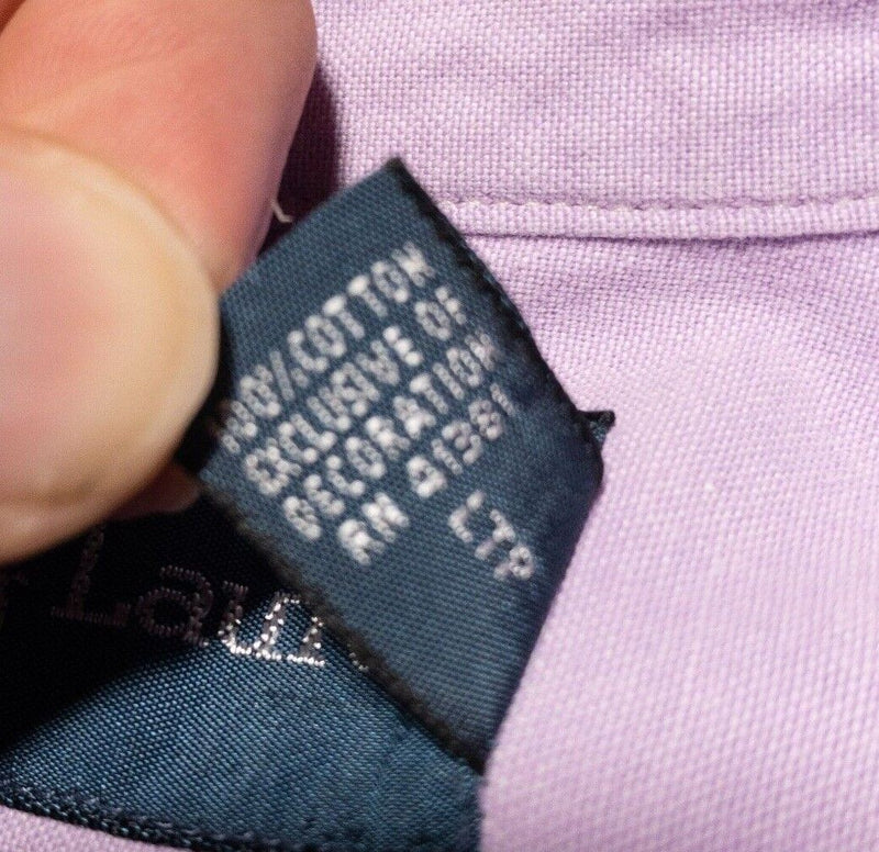 Polo Ralph Lauren 2XB Classic Fit Men's Light Purple Short Sleeve Button-Down