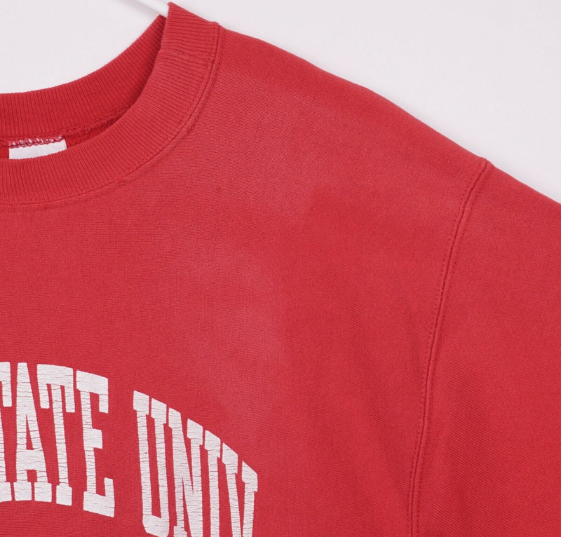 Vintage 90s Champion Men's 2XL? Reverse Weave Iowa State Red Sweatshirt
