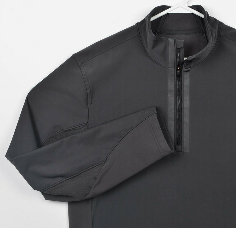 Lulumon Men's XL? Gray 1/4 Zip Softshell Stretch Athleisure Jacket