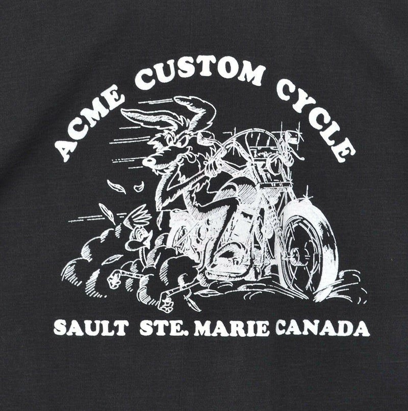 Vintage 1989 Harley-Davidson Men's Large Canada Eagle Double-Sided T-Shirt