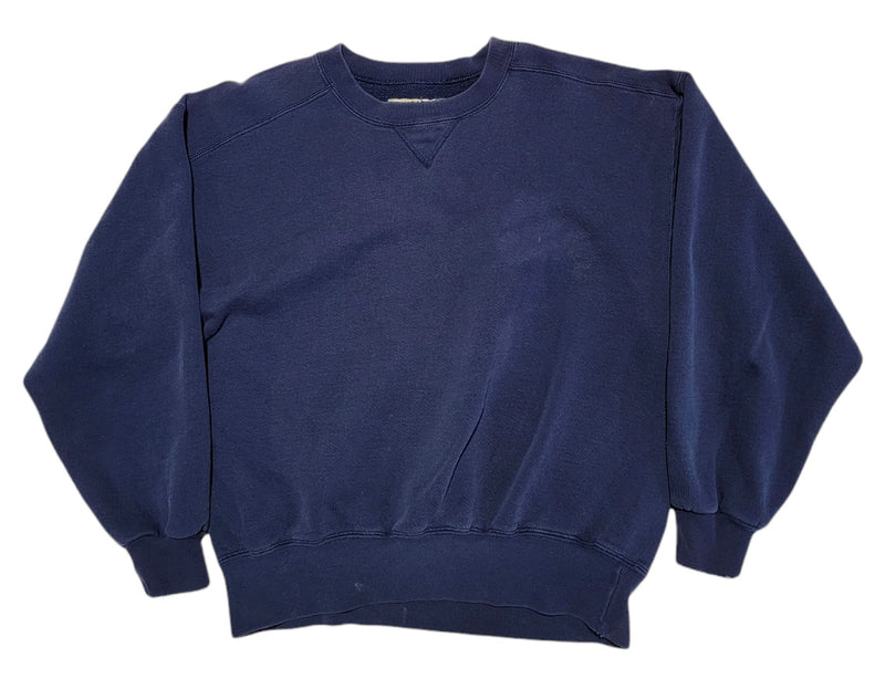 L.L. Bean Sweatshirt Men's Large Russell Athletic Vintage 80s Navy Blue WORN