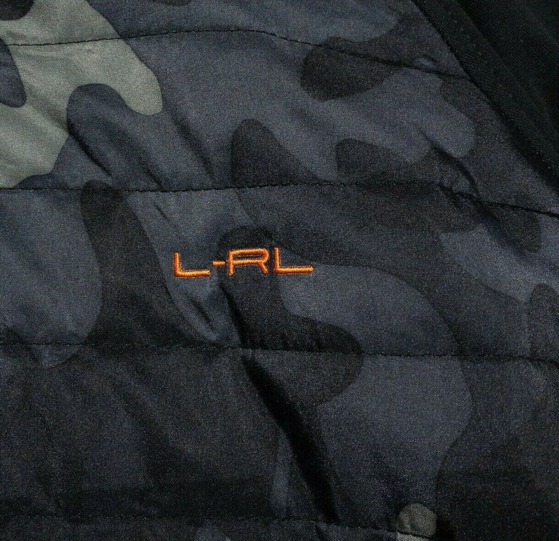 Lauren Ralph Lauren Puffer Jacket Women's XL Active Camouflage Quilted Full Zip