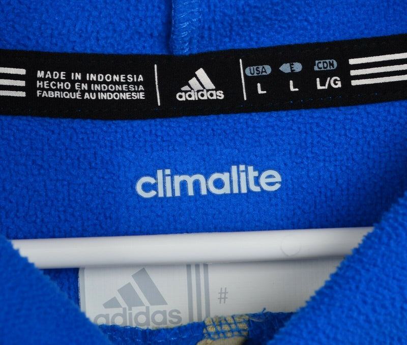 UCLA Adidas Men's Sz Large Blue Bruins Embroidered Climalite Hoodie Sweatshirt