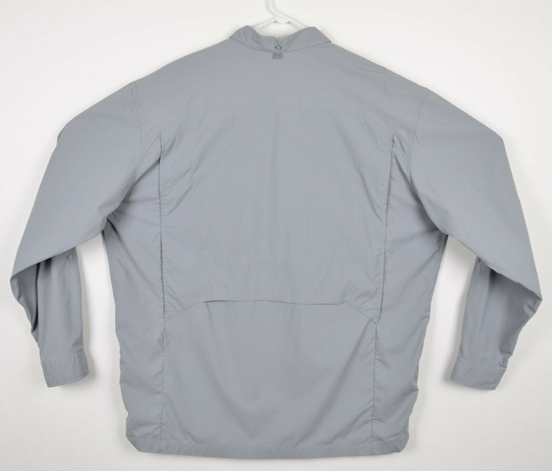 Under Armour Men's 3XL Loose HeatGear Vented Gray Fishing Long Sleeve Shirt