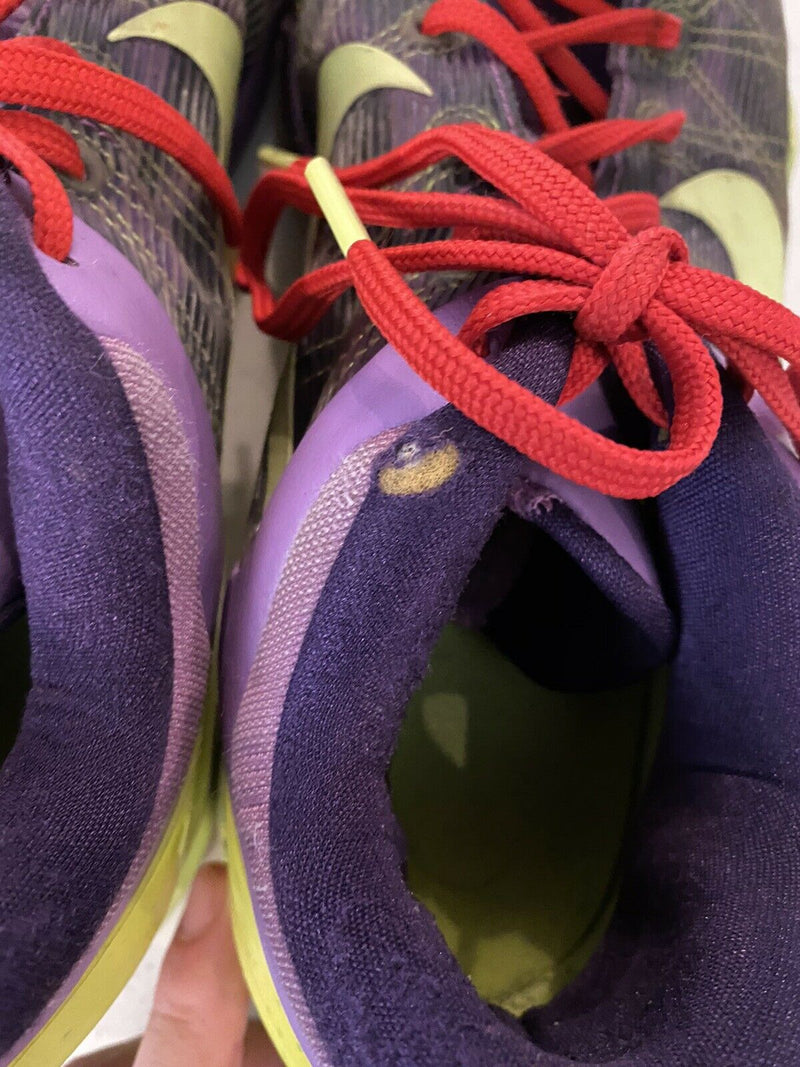 Nike Kobe 7 Supreme Christmas Men 12 Leopard Purple Basketball Shoes 488244-500