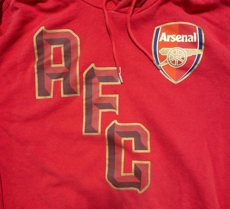 Arsenal FC Men's XL Nike AFC Solid Red Nike Swoosh Pullover Hoodie Sweatshirt