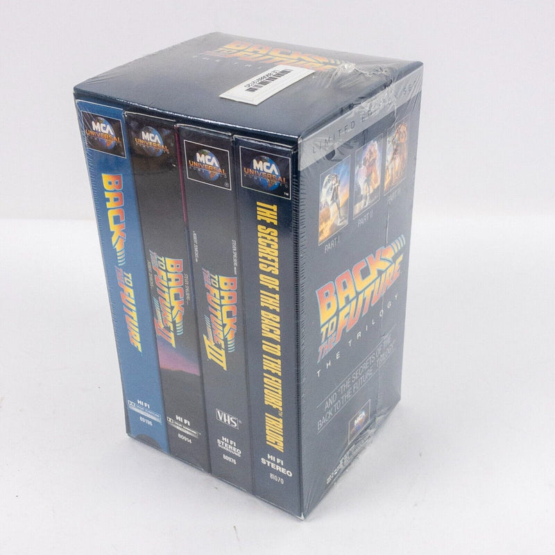 Back To The Future Trilogy Sealed VHS 4th Tape Limited Edition Boxed Set