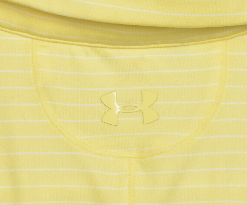 Disney Under Armour Women's Large Yellow Minnie Mouse Wicking Golf Polo Shirt