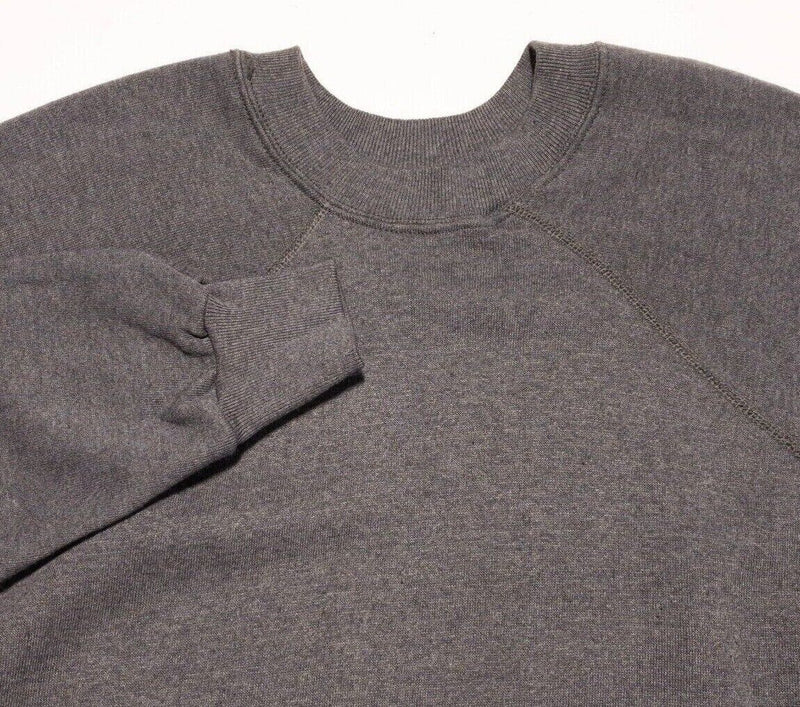 Vintage Pannill Sweatshirt Men's 2XL Fits Large Crewneck Gray Blank 80s USA