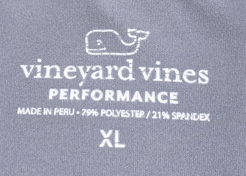 Vineyard Vines Women's XL Wicking Stretch 1/4 Zip Performance Black Shep Shirt