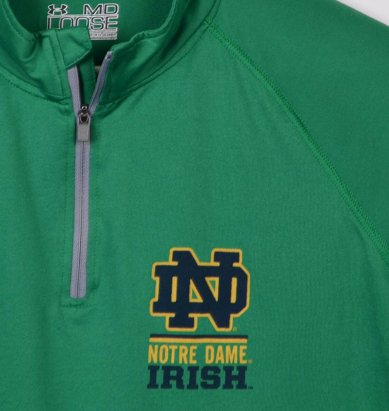 Notre Dame Under Armour Men's Medium Loose HeatGear 1/4 Zip Lightweight Jacket