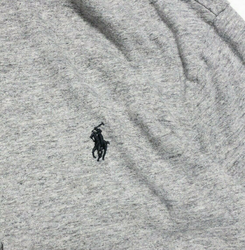 Polo Ralph Lauren Lightweight Pullover T-Shirt Hoodie Gray Pony Men's Small