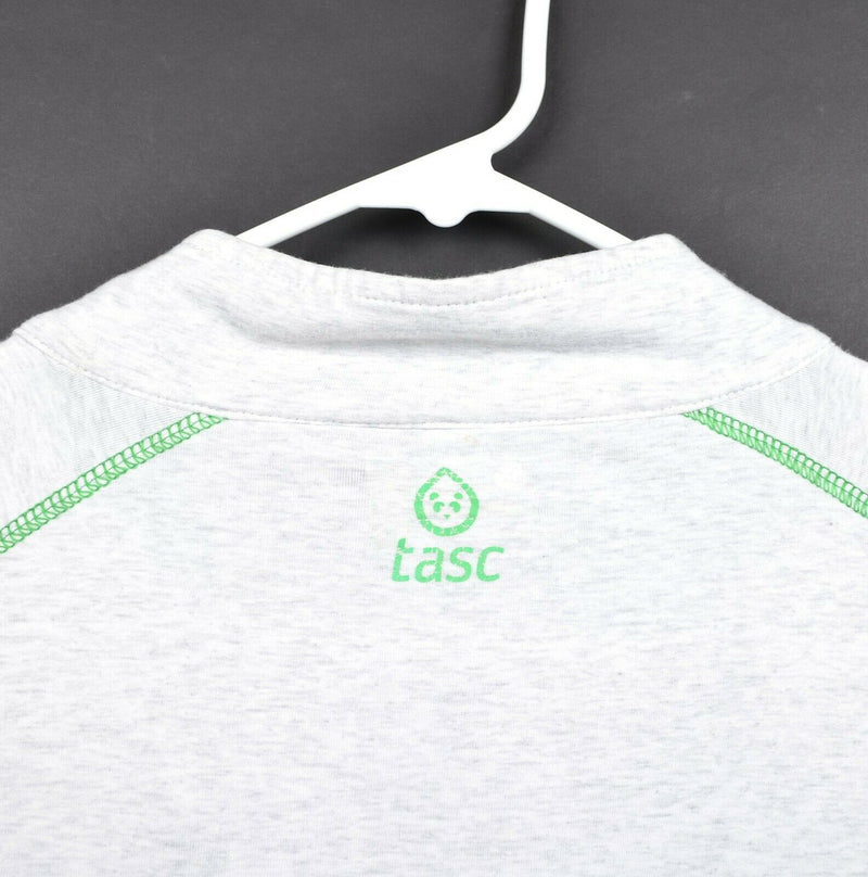 Tasc Performance Men's Sz Large 1/4 Zip Organic Cotton Bamboo Activewear Top