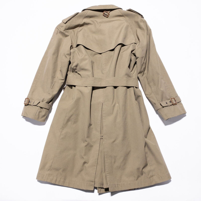 Vintage GANT Trench Coat Fits Women's Medium Removable Lining Double-Breasted