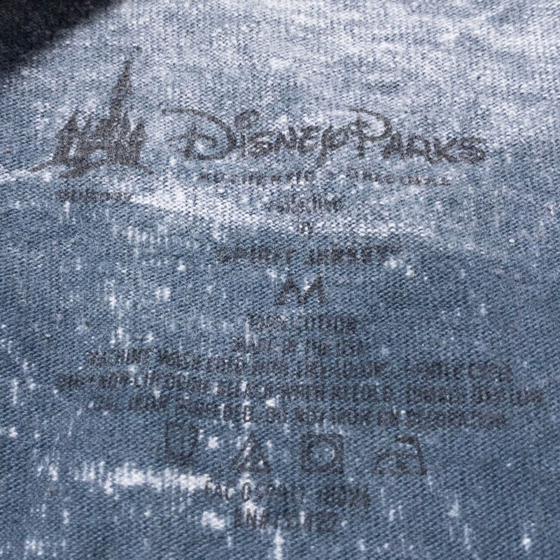 Disneyland Spirit Jersey Women's Medium Disney Resort Gray Washed Long Sleeve