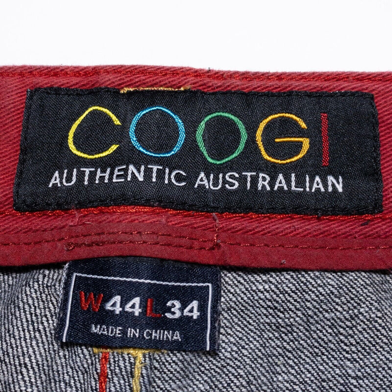 Coogi Jeans Men's Fits 44x27 Baggy Embroidered Denim Pants Vintage Colorful