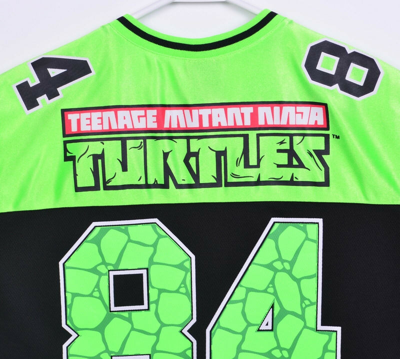 Teenage Mutant Ninja Turtles Men's Medium Nickelodeon TMNT Lime Football Jersey