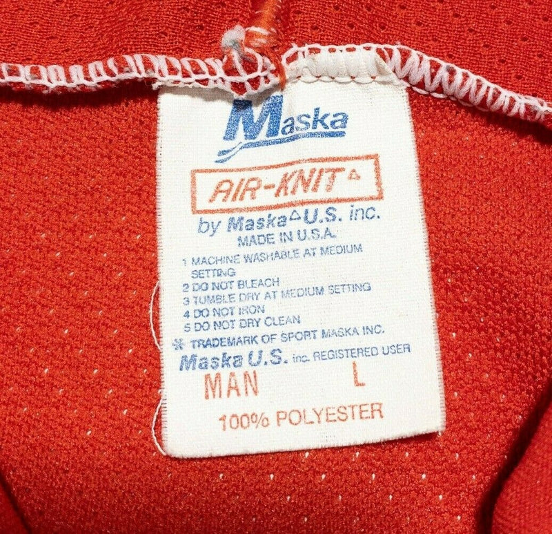 Detroit Red Wings Maska Air-Knit CCM Vintage 90s Hockey Jersey Men's Large