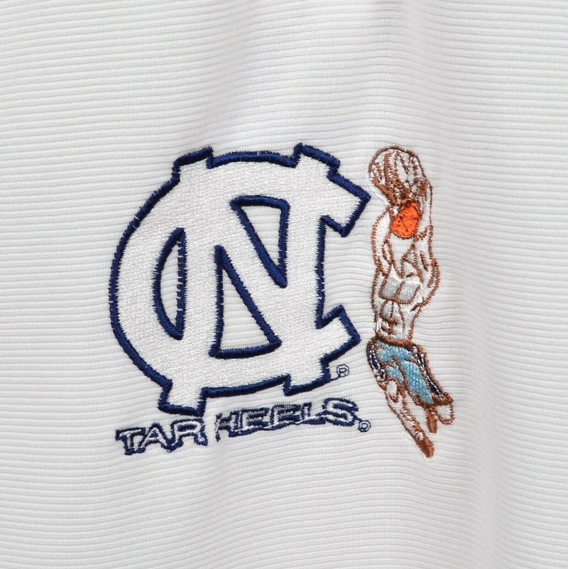 North Carolina Tar Hells Men's XL And1 Collegiate UNC 90s 1/4 Zip Warm-Up Shirt