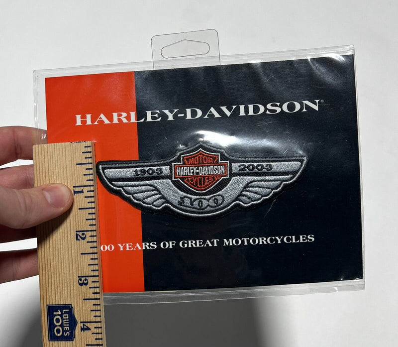 Harley-Davidson 100th Anniversary Wing Patch Small Logo 97912-02V New