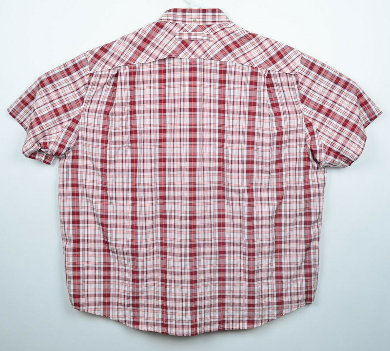 Duluth Trading Co Men's 3XL Vented Red Plaid Fishing Outdoors Armachillo Shirt