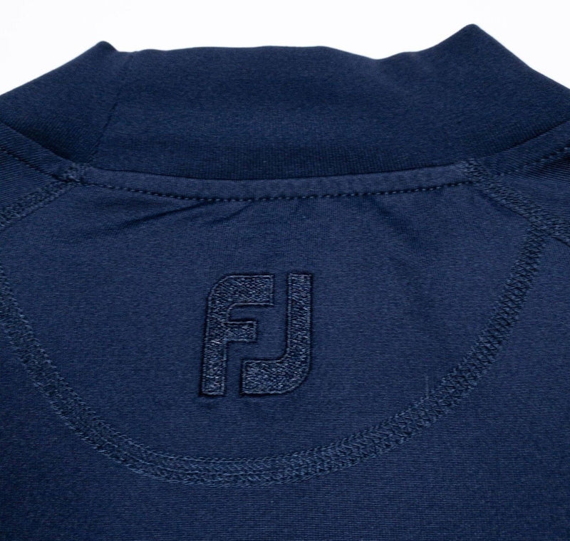 FootJoy Base Layer Large Men's Navy Blue Golf Wicking Long Sleeve Turtleneck