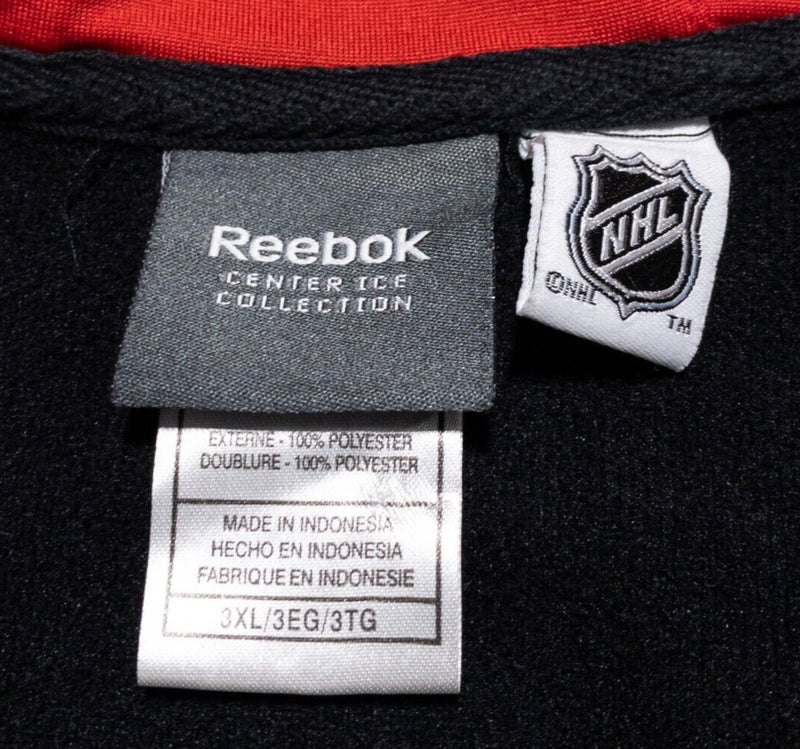 Chicago Blackhawks Jacket Men's 3XL Reebok Center Ice Full Zip Black NHL Hockey