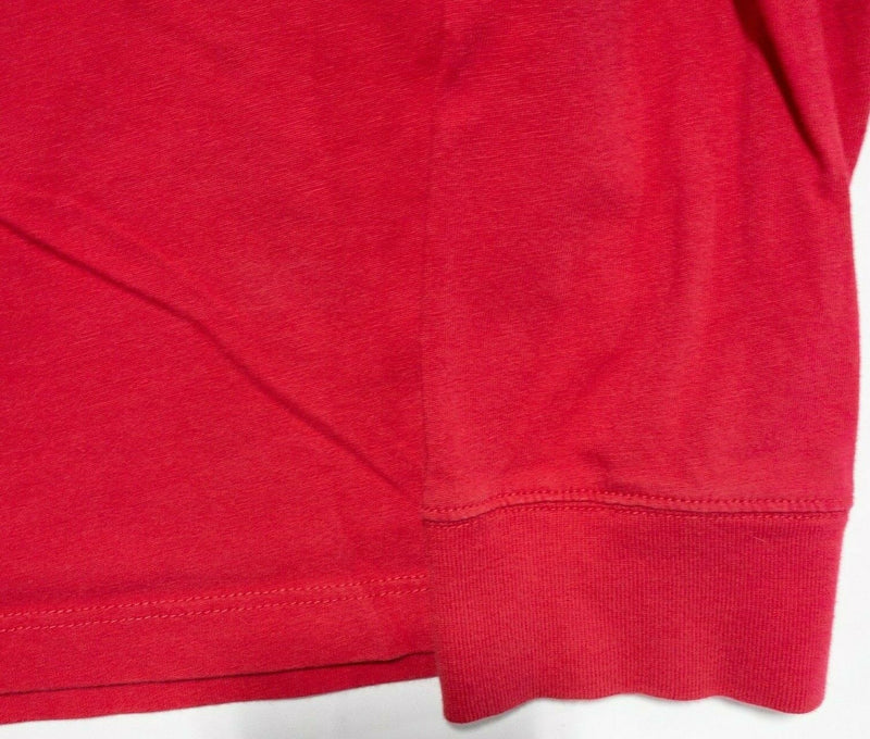 Vineyard Vines Men's Small Red Nautical Flags Sailing Long Sleeve Pocket T-Shirt