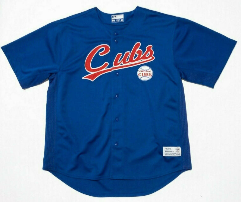 Chicago Cubs Jersey Fukudome Men's XL True Fan Blue Jersey Sewn Embroidered MLB
