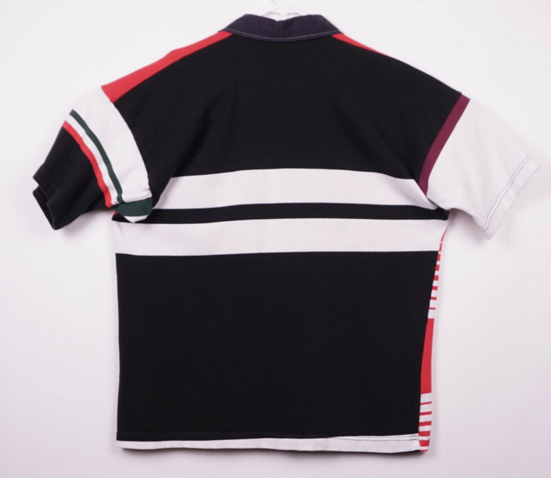 Vtg Canterbury of New Zealand Men's Sz XL Striped Logo Rugby Polo Shirt