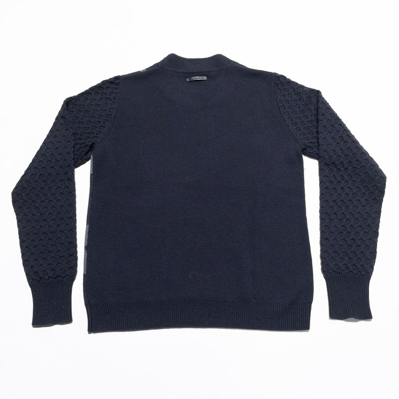 Diesel Black Gold Sweater Adult XL Wool Pullover Crew Neck Knit Geometric