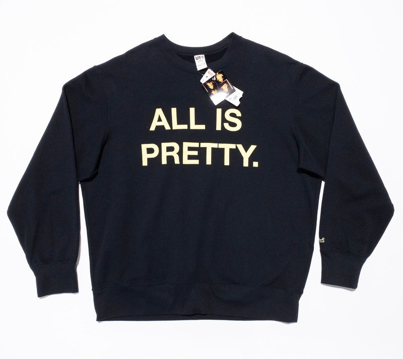 Andy Warhol Uniqlo Sweatshirt Men's XL All is Pretty Black Crewneck Philosophy