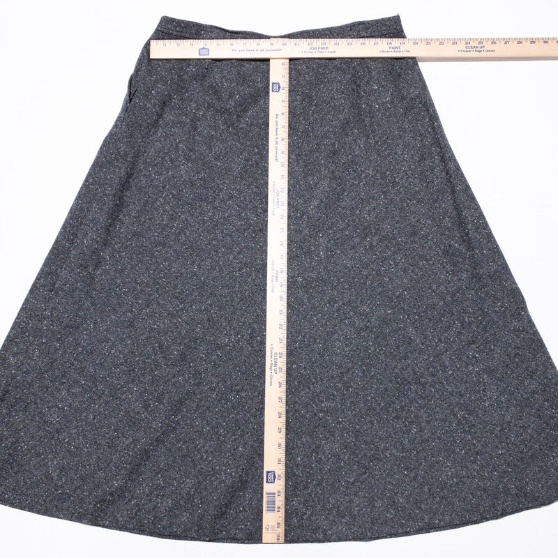 Lauren Ralph Lauren Jacket Skirt Set Women's 20W/18W 100% Lambswool Gray Midi