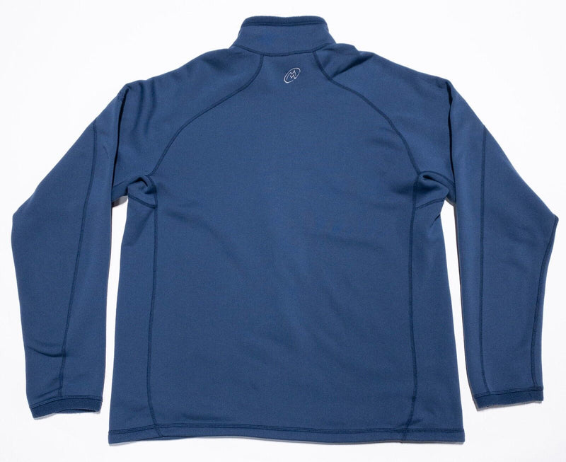 Cloudveil Jacket Men's Large Fleece Lined Pullover 1/4 Zip Blue Outdoor
