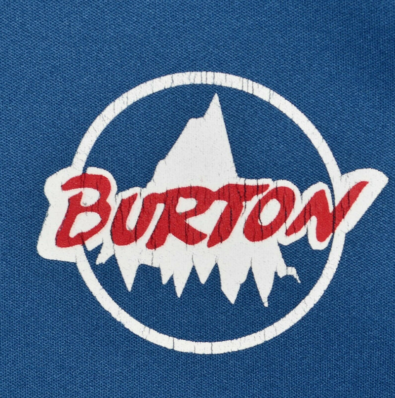 Burton DryRide Men's Sz Medium Blue Logo Pullover Hoodie Sweatshirt