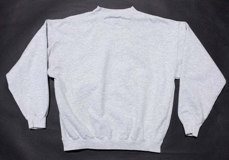 Vintage Creighton Sweatshirt Men's XL 90s Bluejays Pullover Crewneck Gray Heavy