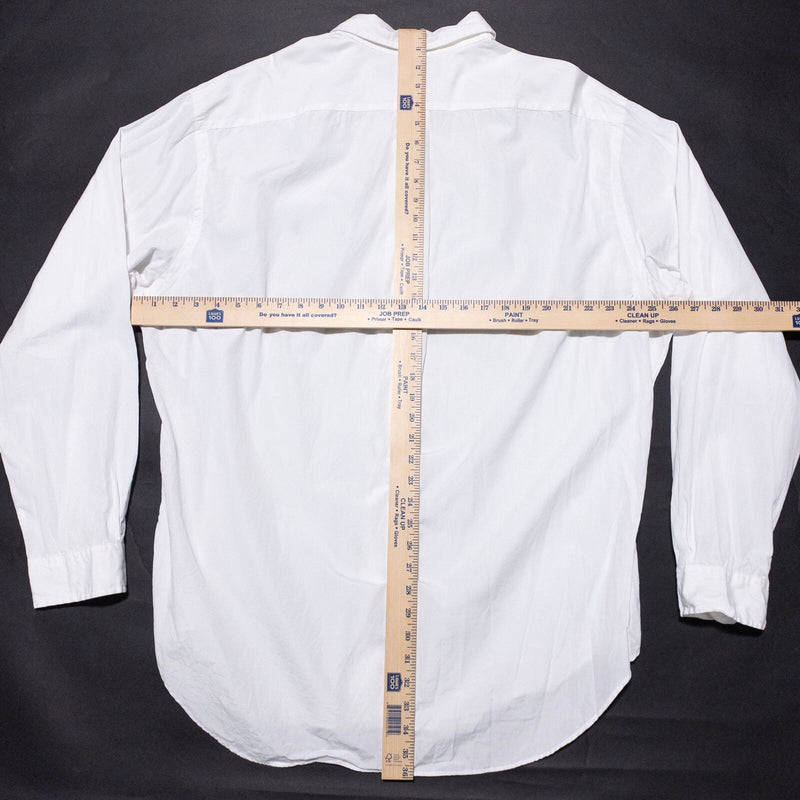 Polo Ralph Lauren Shirt Men's 2XLT Tall Classic Fit Solid White Long Sleeve