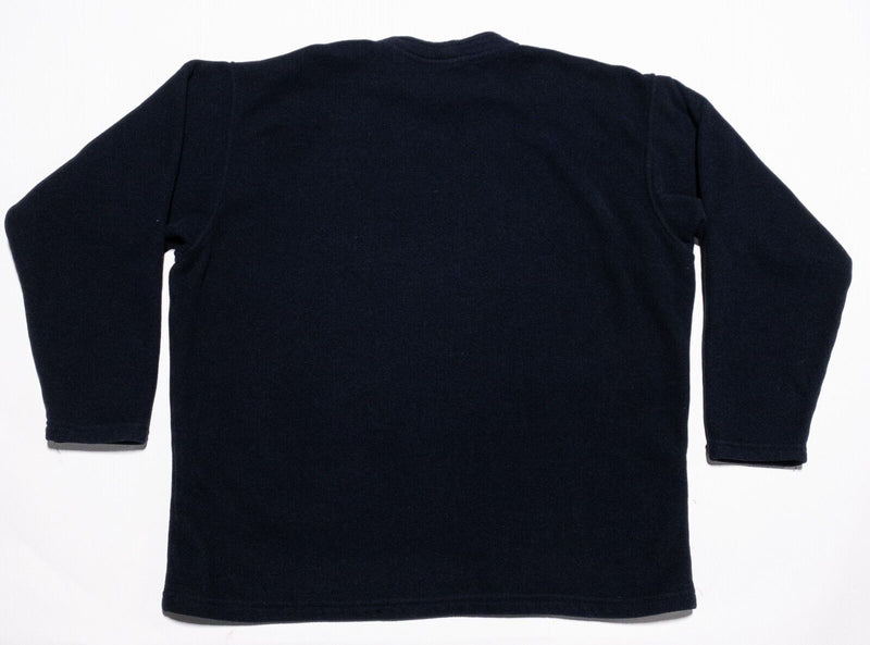 Mountain Hardwear Sweatshirt Men's XL Polartec Black Fleece Vintage USA Outdoor