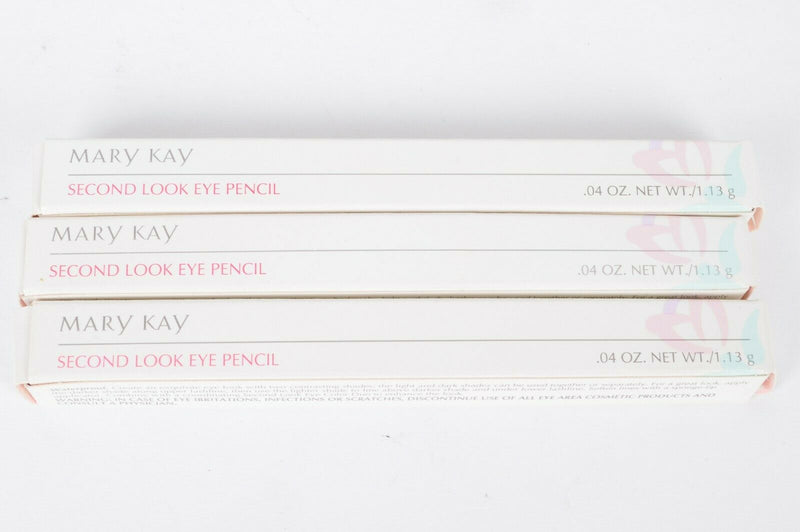 Lot of 3 Mary Kay Second Look Eye Pencil .01oz New York Navy 2619 Green Violet