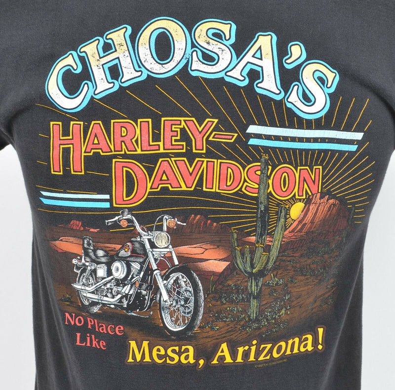 Vintage 1993 Harley-Davidson Men's Medium Bar & Shield Big Logo Chosa's T-Shirt