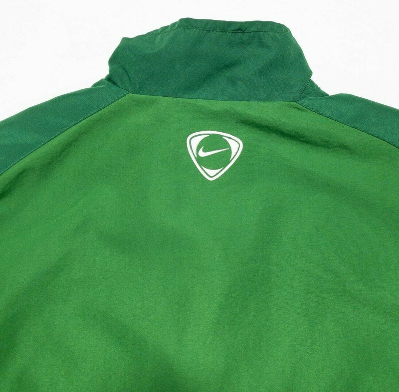 Celtic Football Club Jacket Men's Medium Nike Green Glasgow Scotland Warm-Up