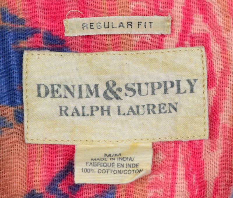 Denim & Supply Ralph Lauren Men's Sz Medium Regular Fit Aztec Striped Shirt