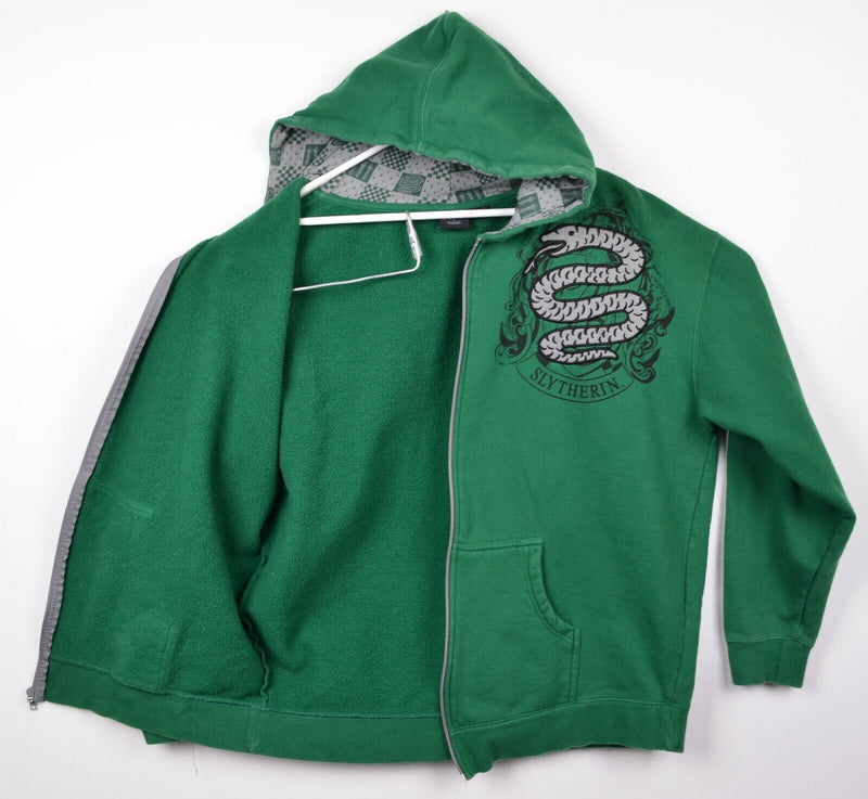 Harry Potter Adult XL Slytherin Snake Green Universal Studios Hoodie Sweatshirt