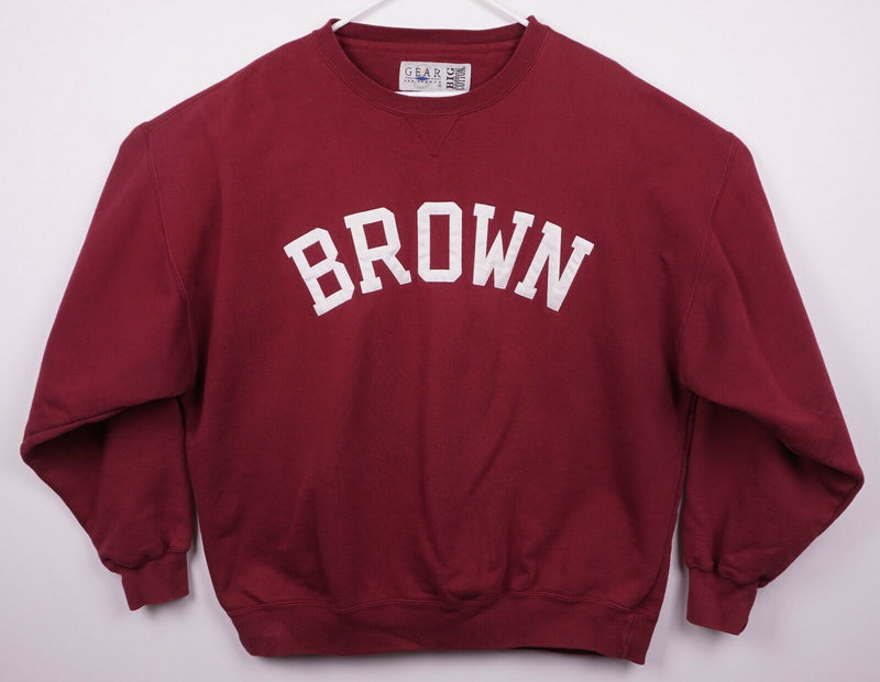 Brown University Men's XL Gear For Sports Red Oversized Fleece Sweatshirt