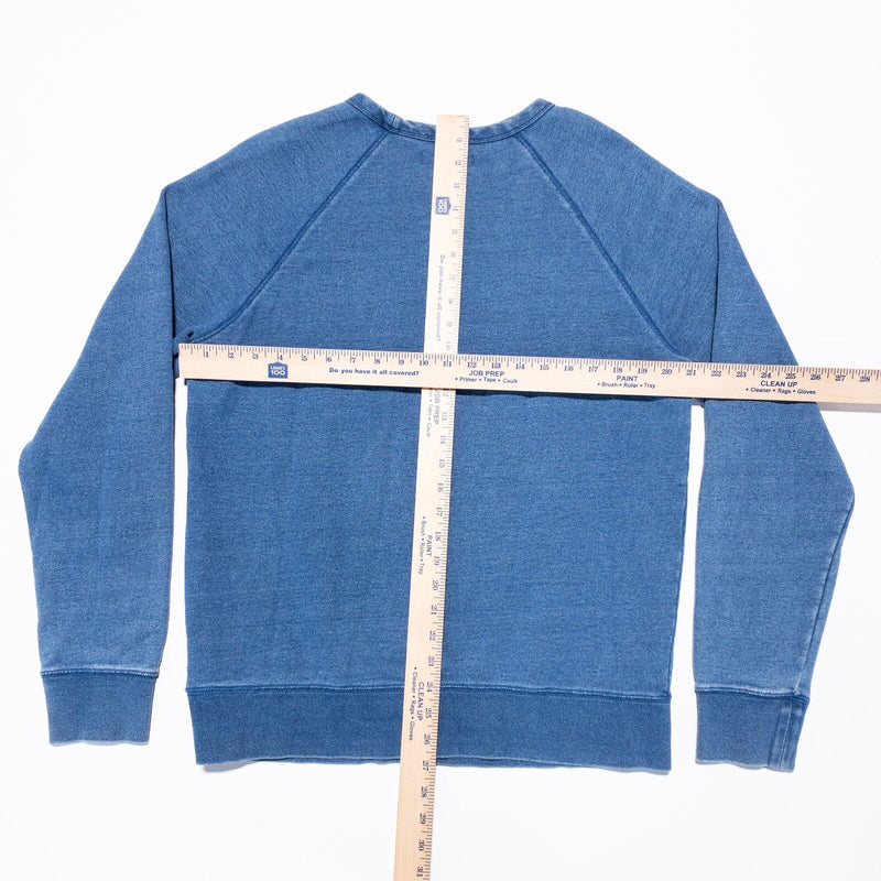 Everlane Indigo Sweatshirt Men's Medium Blue Crewneck Long Sleeve Modern Faded