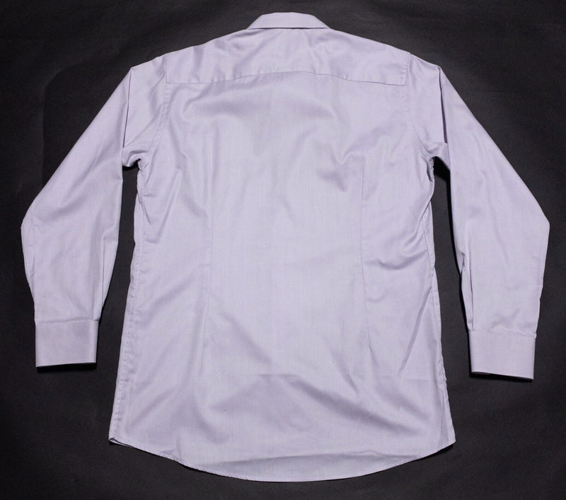Eton Dress Shirt 16.5/42 Men's Contemporary Solid Light Purple Business Classic
