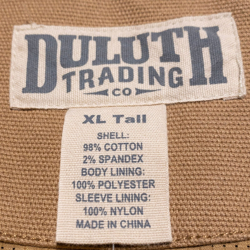 Duluth Trading Fire Hose Presentation Jacket Men's XLT Tall Blazer Beige