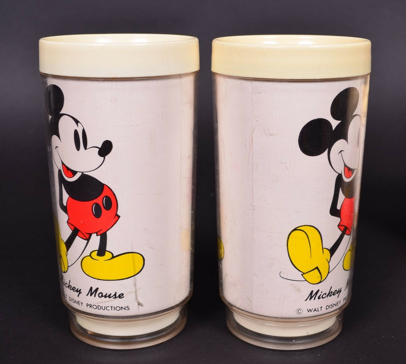 Vtg Disney Mickey Mouse Club Thermo Tumbler & Mug Lot by Eagle Lot Set of 6